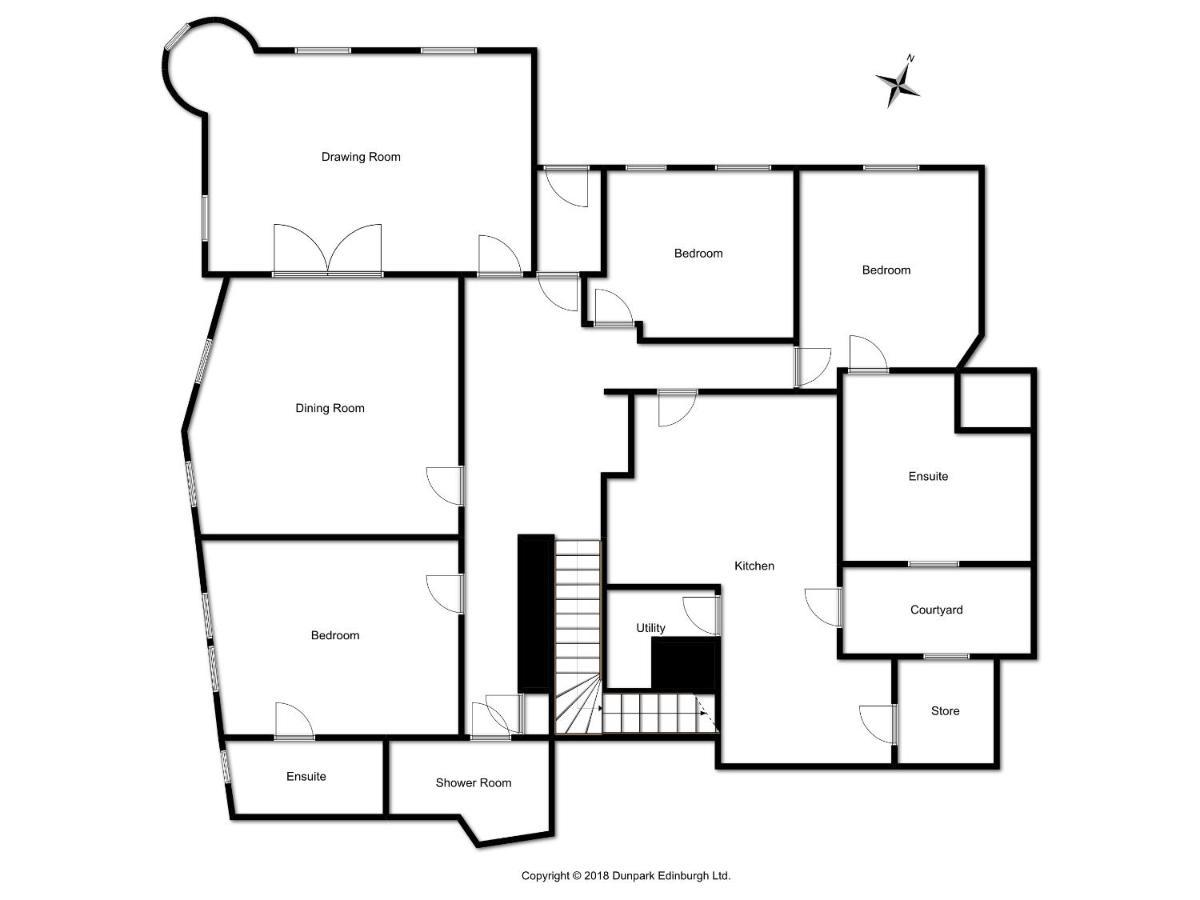 Elegant 3-Bedroom Ramsay Garden Apartment In Edinburgh City Centre Экстерьер фото